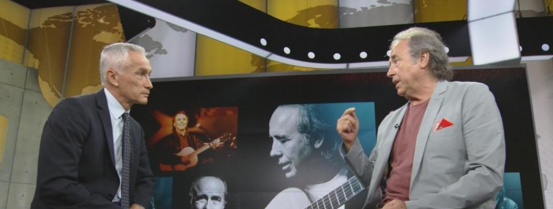Univision entrevista a Joan Manuel Serrat durante su gira por tierras latinoamericanas