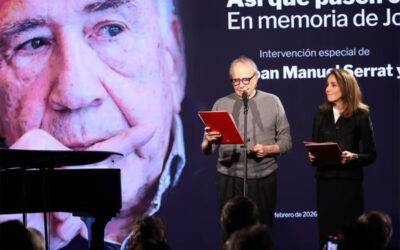 Un recital entre amigos: Serrat, Ana Belén y Poveda recuerdan los versos de Joan Margarit, “el poeta musical”